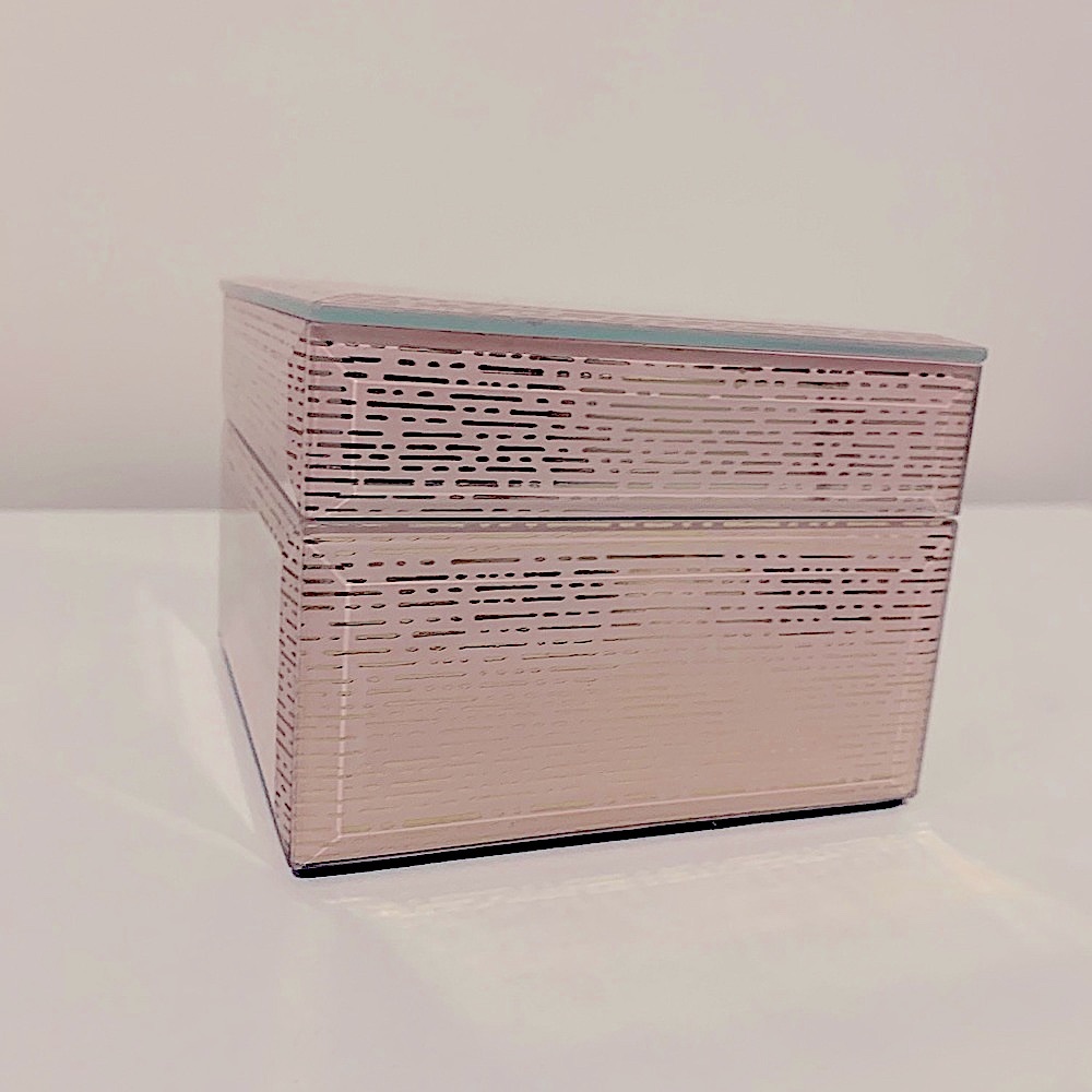 Nordstrom Rack Champagne Mirrored Jewelry Box, NWT